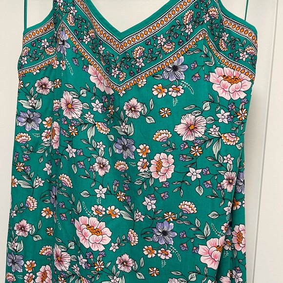 sugar lips green dress Ellery Floral Dime Organza Maxi Dress GREEN-MULTI / XS by Sugarlips main image 0